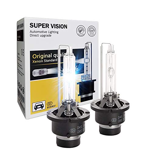 SoCal-LED 2X D4S D4R HID Bulbs 35W AC OEM Xenon Headlight Direct Replacement Lamp 6000K Crystal White