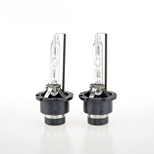 HID Xenon Low Beam Headlight Replacement Bulbs by Innovited - (Pack of two bulbs) - D4S D4R - 6000K
