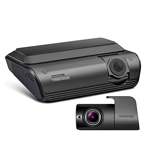 Thinkware Q1000 2K QHD Dual On-Dashboard Camera Video Recorder Dashcam for Cars 32GB Built-in Wi-Fi GPS Parking Mode Motion Detection Night Vision Sony Sensor G-Sensor HDR 156 Wide Angle