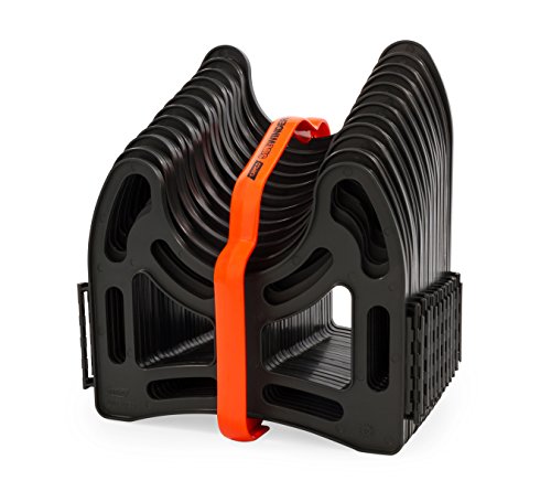 Camco Sidewinder RV Sewer Hose Support | Features a Lightweight, Flexible, and Durable Frame | Curve Around Obstacles | 10 Feet, Black (43031)