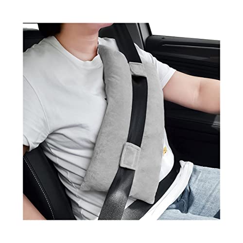 Seat Belt Pillow for Mastectomy Post-Surgery, Auto Seatbelt Cover Protect Sensitive Areas, Cushion Pads for Heart Surgery or Chest Chemo Pacemaker Bypass Hysterectomy Recovery Support (Gray)