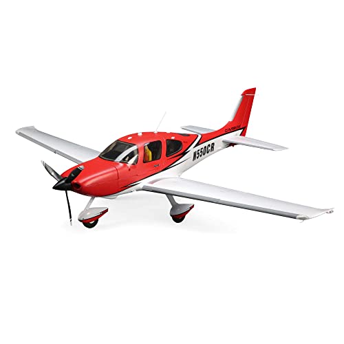 E-flite RC Airplane Cirrus SR22T 1.5m BNF Basic Transmitter Battery and Charger Not Included with Smart AS3X and Safe Select EFL15950