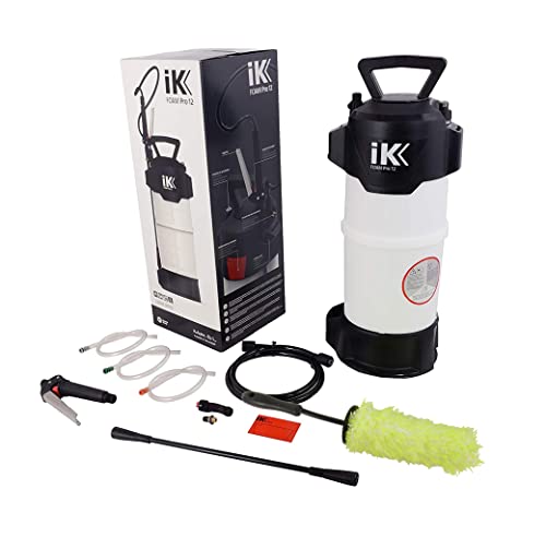 Goizper Group iK Sprayers Foam Pro 12 with Grime Grabber Detailing Combo (Foam Pro 12 with Wheel Brush)