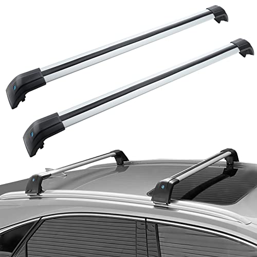 MotorFansClub Roof Rack Fit for Mazda CX30 CX-30 2020 2021 Cross Bars Luggage Rack Cargo Baggage Top Rail Luggage Bike Load Rack