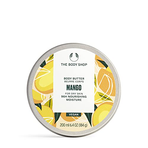 The Body Shop Mango Body Butter  Nourishing & Moisturizing Skincare for Normal Skin  Vegan  6.4 oz