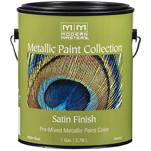 Modern Masters 1 gal ME150 Silver Metallic Paint Collection Water-Based Decorative Metallic Paint