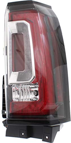 Evan Fischer Passenger Side Tail Light Compatible with 2015-2020 GMC Yukon and 2015-2020 Yukon XL