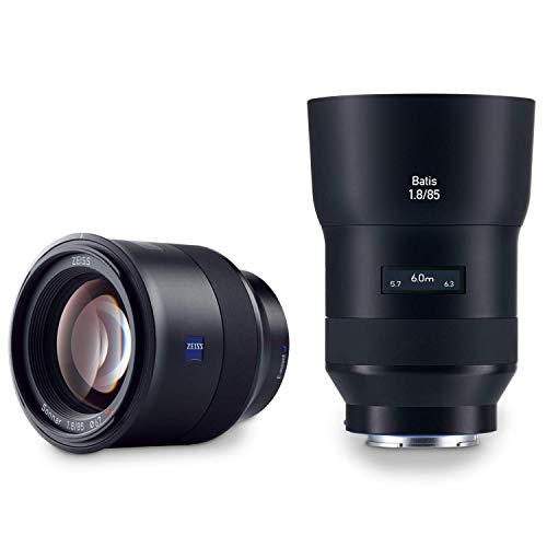 ZEISS Batis 85mm f/1.8 Lens for Sony E Mount Mirrorless Cameras, Black