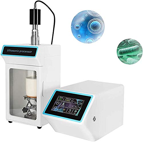 CGOLDENWALL Touch Screen Ultrasonic Homogenizer Sonicator Processor Cell Disruptor Mixer Emulsification and Nanoparticle Dispersion (950W0.1mL-1200mL)