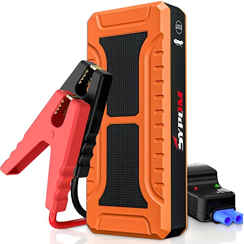 SYPOM Jump Starter 4000A Jump Peak Car Starter All Gas, Up to 8.0L Diesel Engine 12V Lithium Jump Box Auto Portable Battery Booster Pack, Battery Starter, Power Bank Charger with Quick Charge