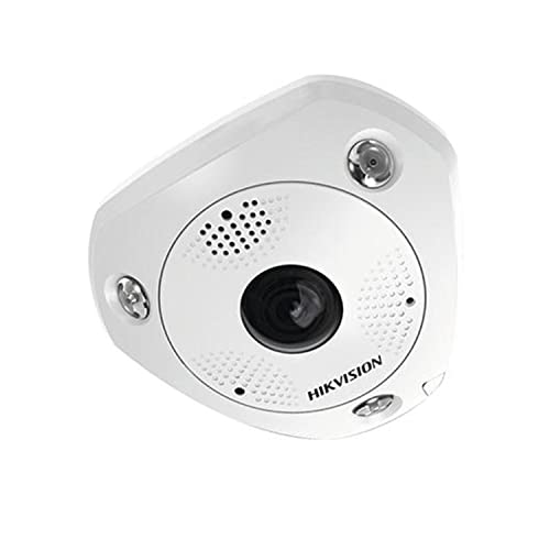 HIKVISION DS-2CD63C5G0E-IVS 12MP Panoramic 360 View Outdoor Network Fisheye Camera with 2mm Lens, Built-in Heater, Built-in Speaker and Two Built-in Microphones