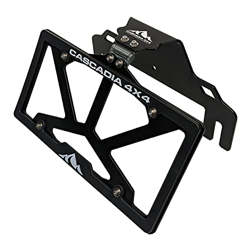 Cascadia 4x4 Flipster V3 - Winch License Plate Mounting System - Hawse & Roller Fairlead Compatible