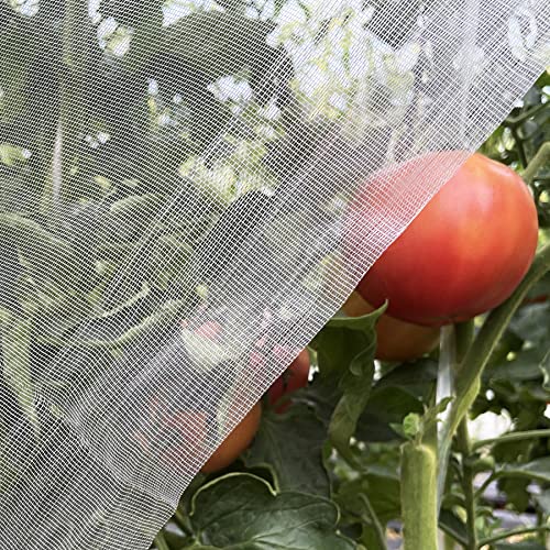 Garden Netting, 10'x20' Ultra Fine Insect Netting for Plants Trees Vegetables, Mesh Protection Netting Fruits Flowers Crops Greenhouse Row Covers Raised Beds Bug Screen Barrier Net