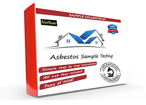 Asbestos Test Kit 1 PK- Includes All Lab Fees - Test Popcorn Ceiling, Tile, Insulation, Adhesive, Mastic, Drywall and Other Materials for Asbestos (72Hr Turnaround)