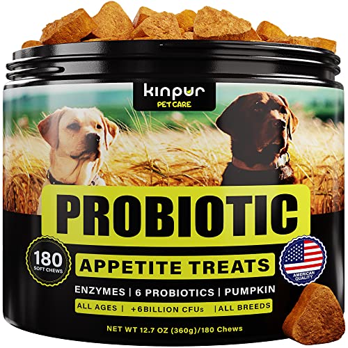 Probiotics for Dogs - Support Gut Health, Itchy Skin, Allergies, Yeast Balance, Immunity - Dog Probiotics and Digestive Enzymes for Small, Medium and Large Dogs - 180 Probiotic Chews for Dogs, Duck