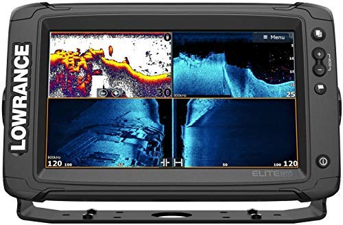 Elite-9 Ti2-9-inch Fish Finder Active Imaging 3-in-1Transducer, Wireless Networking, Real-Time Map Creation US/CAN Navionics+ Mapping Card 