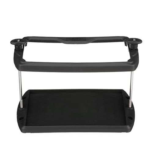Seachoice USCG-Approved Premium Marine Group 24 Series Hold-Down Battery Tray, Black