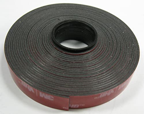 3M Genuine 1/2" (12mm) x 15 Ft VHB Double Sided Foam Adhesive Tape 5952 Grey Automotive Mounting Very High Bond Strong Industrial Grade (1/2" (w) x 15 ft)