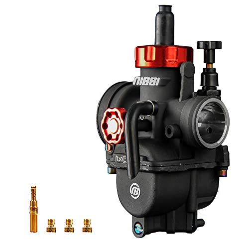 NIBBI Carburetor PE30,fit 250cc300cc Motorcycle Engine with Carb Jets for YAMAHA KAWASAKI SUZUKI Apollo Dirt Bike Mini Bike SSR TTR KYMCO SYM TAOTAO GY6 Scooter Moped