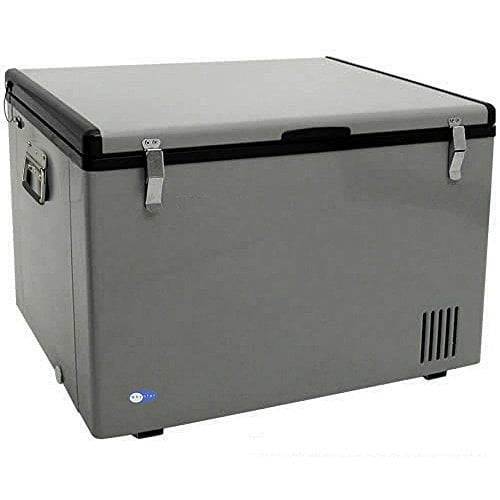 Whynter FM-85G 85 Quart Portable Fridge/ Freezer 85 Quart Portable Refrigerator and Deep, AC 110V/ DC 12V, Real Chest Freezer with-8F to 50F Temperature Range, Gray, One Size