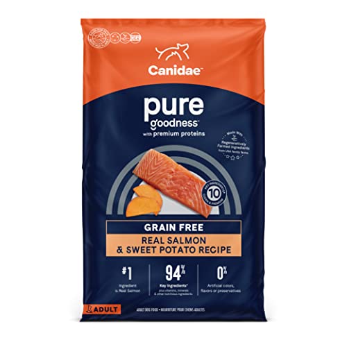 Canidae Pure Real Salmon & Sweet Potato Recipe Adult Dry Dog 12 LB