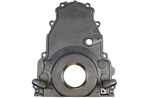 ICT Billet LS Gen 4 Twin Turbo Oil Drain Return - Front Timing Chain Cover -10AN 551595