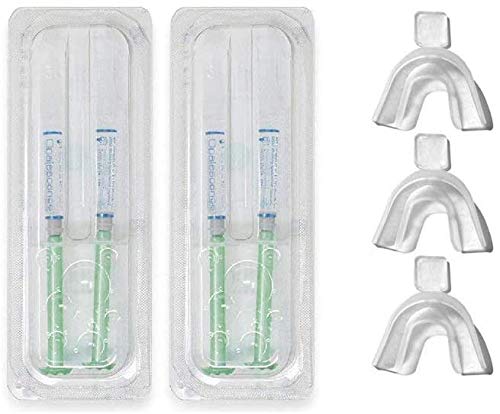 Opalescence Teeth Whitening Gel Mint with 3 GreenDot Teeth Trays (35, 4 Syringes) by Ultradent and GreenDOt