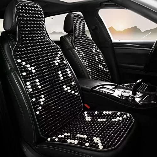 Automotive Seat Covers for Cars - Car Seat Covers for Cars Trucks and SUVs - Breathable Wood Beaded Car Seat Cover Good for Most Vehicles