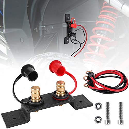 UTV Car Battery Remote Terminal Jumper Post Battery Jump Post Starter Battery Jump Post Terminals Relocation Kit Compatible with UTV ATV Car Truck RV Boat Tractor Mower Diesel