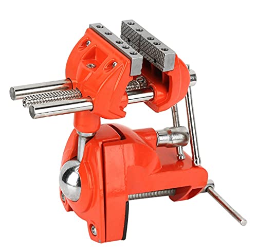 AIWFL 360 Degree Rotating Bench Vise Adjustable 70mm Jaw Width Table Vise Multifunctional Workbench Woodwork Clamp Vise