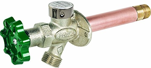 Prier C-144D10 Frost Free Anti-Siphon Outdoor Wall Hydrant, 10-Inch