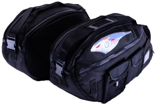 Bestem LGKA-NOMAD-SDL-D Black Deluxe Saddlebag Liners for Kawasaki Vulcan Nomad, Pair