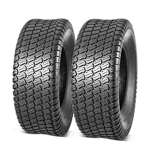 MaxAuto 24X9.50-12 Turf Lawn Mower Tractor Riding Tire P332 4PR Load Range B,2Pcs