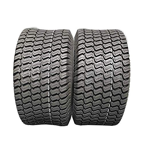 MOTOOS Set of 2 24x9.50-12 Turf Tires Tubeless 24/9.5-12 4PR Turf Bias Tires 24-9.50-12 For Garden Lawn Mower Tractor Golf Cart Tires