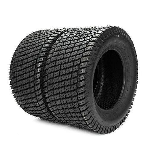 SUNROAD 24x9.5-12 24x9.5x12 24x9.50-12 Lawn & Garden Mower Golf Cart Turf Tires 4PR Set of 2