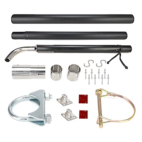 GEATaaT 44461 RV Generator Exhaust Venting System Compatible with Most RV Exhaust Systems, RV Generator Exhaust Extension Kit