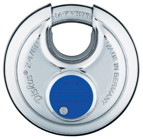 ABUS 24IB/60 Discus Padlock with Stainless Steel Shackle, Keyed Different