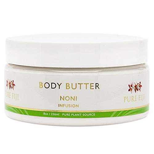 PURE FIJI Hydrating Body Butter - Natural Body Butter with Coconut, Dilo, Macadamia, Sikeci Oil, Noni, 8 oz