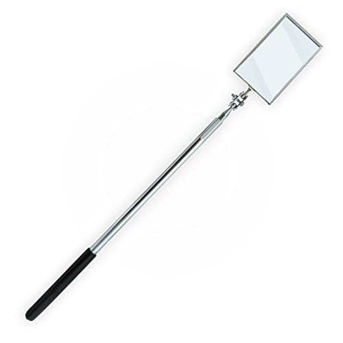 Ullman Devices K-2L Rectangular Telescoping Inspection Mirror with Extra Long Handle, 2 1/8" x 3-1/2"