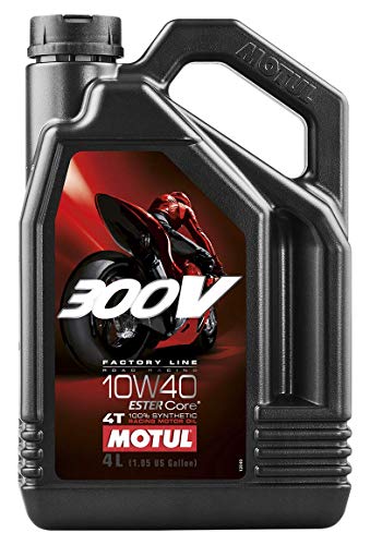 Motul 300V 4T Factory Line 10W-40 Synthetic Oil 4 Liters (104121)