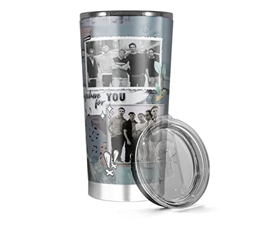 Insulated Tumbler Stainless Steel 20oz 30 Oz Backstreet Travel Mug Boys Wine Iced Tea Cup Cold Hot Coffee Tea Cup Hot Funny Travel Cups Coffee Cup Suit For Home Travel Office, White