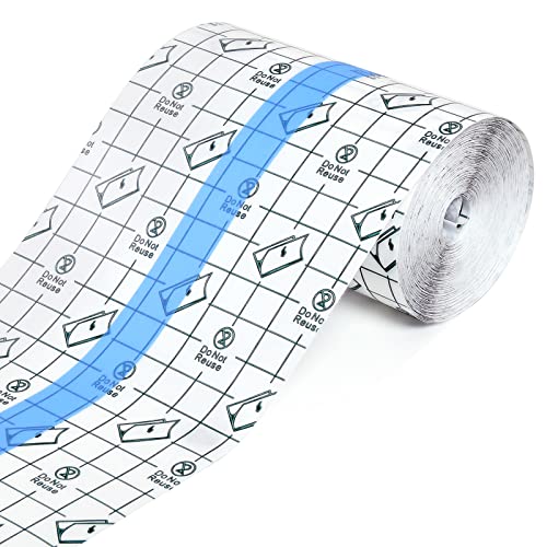 OBTANIM Transparent Waterproof Stretch Clear Adhesive Film Bandage Skin Dressing Tape for Tattoo Aftercare (4 x 394 Inch)