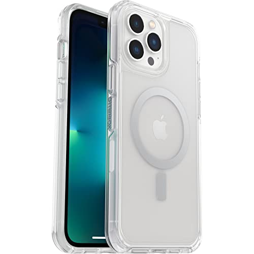 OtterBox Symmetry Series+ Clear Antimicrobial Case with MagSafe for iPhone 13 Pro Max and 12 Pro Max - Clear EX