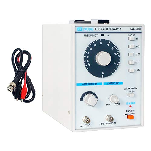 Signal Generator,LONGWEI Low Frequency Signal Generator Audio Signal Generator Signal Source 10Hz-1MHz TAG-101 110V (US Plug)