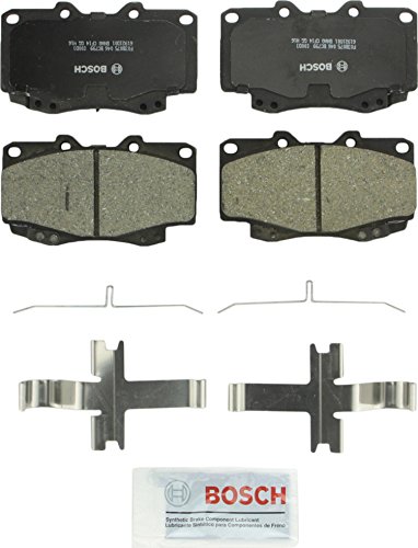 BOSCH BC799 QuietCast Premium Ceramic Disc Brake Pad Set - Compatible With Select Toyota Hilux, Tacoma; FRONT