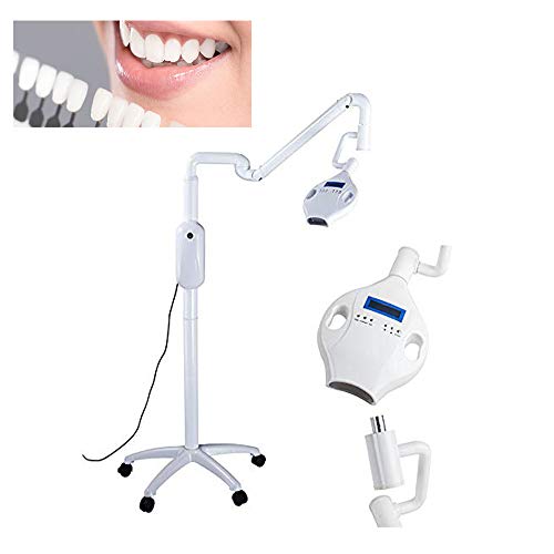 Pevor Dental Mobile Teeth Whitening Light Adjustable Teeth Whitening Bleaching Machine LED Cold Blue Light 40W 8pcs LED