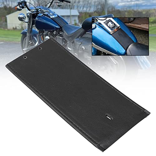 XMMT PU Leather Black Gas Tank Panel Bib For Harley Dyna FXDWG 1993-2003 Softail 2000-2017