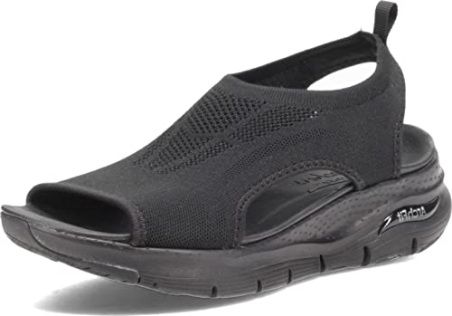 Skechers Arch Fit - City Catch Black/Black 9 B (M)