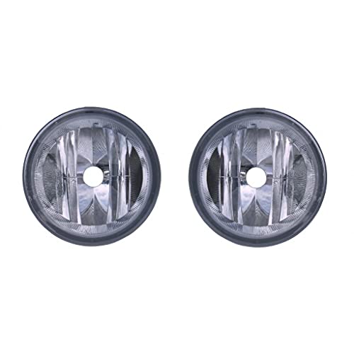 For 2005 06 07 08 09 2010 Ford F-150 Pair Fog Lights Driver and Passenger Side Assembly Unit Lens FO2592220 FO2593220 - replaces 6L3Z 15201AA 6L3Z 15200AA