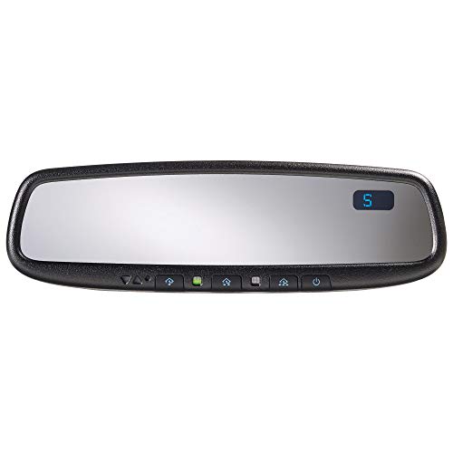 Advent ADVGEN45AB5 Gentex Auto Dimming Rear View Mirror with Compass and Homelink 5 (Blue Buttons)